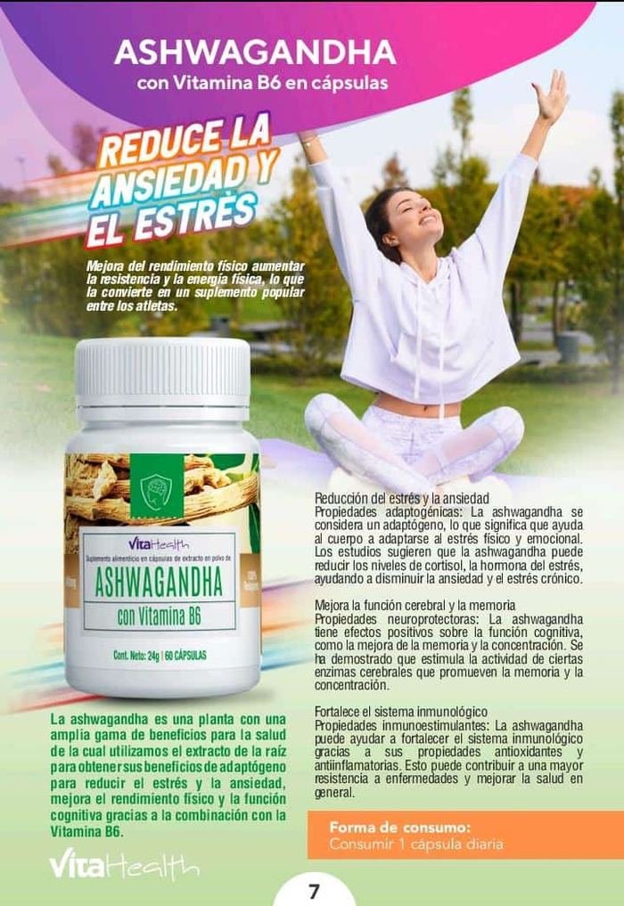 Ashwagandha con Vitamina B6