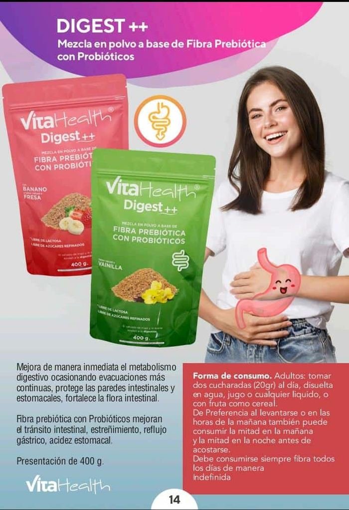 Digest++ prebióticos y probióticos