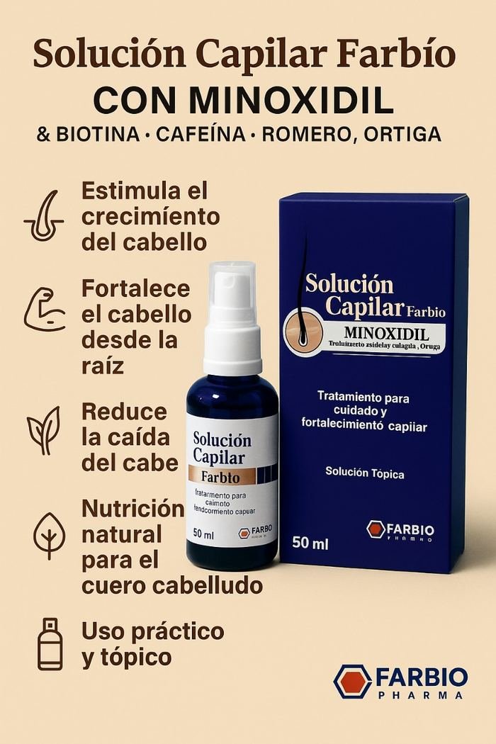Solución Capilar con Minoxidil